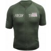 Fresh Trash FT MEN'S LITE MERINO EVO JERSEY OLIVE GREEN Veľkosť: M cyklo dres Fresh Trash FT MEN'S LITE MERINO EVO JERSEY OLIVE GREEN Veľkosť: M cyklo dres