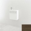 Vima 304.13 - Umývadlo so skrinkou 400x220 mm, orech tmavý Vima 304.13 - Umývadlo so skrinkou 400x220 mm, orech tmavý