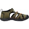 KEEN Seacamp II CNX Youth Detské sandále dark olive/gold flame 32-33 10044204KEN01C04 KEEN Seacamp II CNX Youth Detské sandále dark olive/gold flame 32-33 10044204KEN01C04