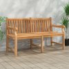 Záhradná lavica 150 cm teak Dekorhome Záhradná lavica 150 cm teak Dekorhome