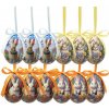 Clayre & Eef dekorácia závesné vajíčko s zajačikmi Spring Egg Ø 4*5 cm 12ks