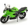 Welly Kawasaki Ninja 650R, zelená 1:10 Welly Kawasaki Ninja 650R, zelená 1:10