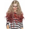 BLOND PAROCHŇA ZOMBIE DIEVČA S KRVAVÝMI VLASMI HALLOWEEN BLOND PAROCHŇA ZOMBIE DIEVČA S KRVAVÝMI VLASMI HALLOWEEN