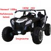 JOKO Elektrické autíčko Buggy ATV STRONG Racing 180W 24V, nosnosť 100kg, brzdový pedál, Dvojmiestne, nafukovacie kolesá, biele JOKO Elektrické autíčko Buggy ATV STRONG Racing 180W 24V, nosnosť 100kg, brzdový pedál, Dvojmiestne, nafukovacie kolesá, biele