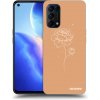 Púzdro Picasee silikónové OPPO Reno 5 5G - Peonies čierne