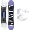 Gravity Trinity 23/24 dámský snowboard + Raven FT360 white vázání - 148 cm + S (EU 35-40)