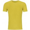 Pánske funkčné tričko Ortovox 150 COOL MOUNTAIN SHORT SLEEVE žltá