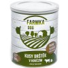 Farmka dog kusy drštěk v hovězím 0,8 kg Farmka dog kusy drštěk v hovězím 0,8 kg