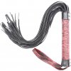 SuperLove Design Flogger Black with Red Handle