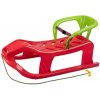Plastové sánky s operadlom Baby Mix SNOW STAR červené Plastové sánky s operadlom Baby Mix SNOW STAR červené