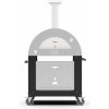 Alfa Forni Base for 2 Pizze black