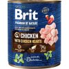 RIT BRIT Premium by Nature Chicken with hearts - mokré krmivo pre psov - 800 g RIT BRIT Premium by Nature Chicken with hearts - mokré krmivo pre psov - 800 g
