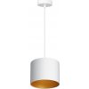 Luminex | Luster na lanku ARDEN 1xE27/60W/230V pr. 18 cm biela/zlatá | LU3445 Luminex | Luster na lanku ARDEN 1xE27/60W/230V pr. 18 cm biela/zlatá | LU3445