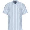 Tommy Hilfiger Košele s krátkym rukávom LINEN BLEND STRIPED SS RF SHIRT Modrá Tommy Hilfiger Košele s krátkym rukávom LINEN BLEND STRIPED SS RF SHIRT Modrá