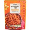 Tesco Dlhozrnná ryža s červenou paprikou, paradajkovým pretlakom a čili papričkami jalapeño 250 g Tesco Dlhozrnná ryža s červenou paprikou, paradajkovým pretlakom a čili papričkami jalapeño 250 g