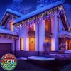 Vianočné osvetlenie vonkajšie, svetelné RGB LED kvaple 105 ks/7,5 m s ovládačom a časovačom Vianočné osvetlenie vonkajšie, svetelné RGB LED kvaple 105 ks/7,5 m s ovládačom a časovačom