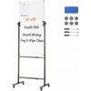VEVOR Magnetická tabuľa stierateľná za sucha 122 x 61 cm