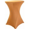 TENTino Elastický obrus EXTREME na koktejlový bistro stôl 70-80 cm VIAC FARIEB Farba obrusu: ZLATÁ / GOLD TENTino Elastický obrus EXTREME na koktejlový bistro stôl 70-80 cm VIAC FARIEB Farba obrusu: ZLATÁ / GOLD