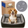 Poduszki24 Pohovka/pelech pre psa sivá 95 cm x 75 cm Poduszki24 Pohovka/pelech pre psa sivá 95 cm x 75 cm