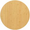 vidaXL Stolová doska Ø80x2,5 cm bambus vidaXL Stolová doska Ø80x2,5 cm bambus