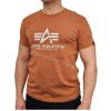 Alpha Industries Basic T-shirt Hazel Brown tričko pánske hnedé pieskové Alpha Industries Basic T-shirt Hazel Brown tričko pánske hnedé pieskové