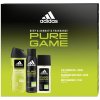 Adidas Pure Game Deo Natural sprej 75 ml + Deodorant sprej 150 ml + sprchový gél 250 ml
