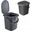 BRANQ - Prenosná turistická toaleta - WC na chatu/do záhrady - vedro - 22 L BRANQ - Prenosná turistická toaleta - WC na chatu/do záhrady - vedro - 22 L