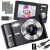 DIGITÁLNY FOTOAPARÁT 50MP S FUNKCIOU PROTI OTRASOM A ZOOMOM 16X ČIERNY DIGITÁLNY FOTOAPARÁT 50MP S FUNKCIOU PROTI OTRASOM A ZOOMOM 16X ČIERNY