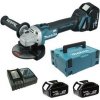 Makita DGA504RTJ Brúska uhlová AKU Lion 18V 125mm 2x5.0Ah BL Makita DGA504RTJ Brúska uhlová AKU Lion 18V 125mm 2x5.0Ah BL