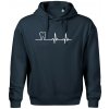 EKG zuby - Oversized mikina pánska Moon - kratšia + širšia - 3XL ( Tmavomodrá (takmer čierna) ) EKG zuby - Oversized mikina pánska Moon - kratšia + širšia - 3XL ( Tmavomodrá (takmer čierna) )