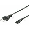 PremiumCord Kabel síťový 230V k magnetofonu 3m, černý PremiumCord Kabel síťový 230V k magnetofonu 3m, černý