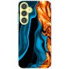 Picasee silikónový prehľadný obal pre Samsung Galaxy A35 5G A356B - Gold blue Picasee silikónový prehľadný obal pre Samsung Galaxy A35 5G A356B - Gold blue