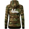 Cyclo duo - Mikina dámska trendy zipper s kapucňou - 2XL ( Hnedý maskáč ) Cyclo duo - Mikina dámska trendy zipper s kapucňou - 2XL ( Hnedý maskáč )