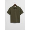 POLOKOŠEĽA GANT REG SHIELD SS PIQUE POLO KHAKI GREEN MEL POLOKOŠEĽA GANT REG SHIELD SS PIQUE POLO KHAKI GREEN MEL