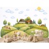 Nalepte.cz Kopce, lúky, farma nálepky na stenu pre deti hárok 130 x 58 cm Nalepte.cz Kopce, lúky, farma nálepky na stenu pre deti hárok 130 x 58 cm