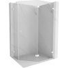 MEXEN/S - Lunar sprchovací kút päťboký krídlový pravá 90 x 80, transparent, biela 831-090P-080L-20-00-P MEXEN/S - Lunar sprchovací kút päťboký krídlový pravá 90 x 80, transparent, biela 831-090P-080L-20-00-P