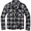 Košele Brandit Check Shirt - sivá-čierna, XL