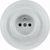 Elektrická zásuvka do steny DPM biela Elektrická zásuvka do steny DPM biela