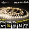 LEDprodukt 5m PROFI LED pásik 60LED/m SMD1808 4,8W/m neutrálna biela CRI97 IP20 12V LEDprodukt 5m PROFI LED pásik 60LED/m SMD1808 4,8W/m neutrálna biela CRI97 IP20 12V