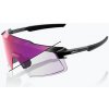 Slnečné okuliare 100% Aerocraft gloss black/purple mirror photochromic Slnečné okuliare 100% Aerocraft gloss black/purple mirror photochromic