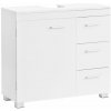 Kúpeľňová skrinka pod umývadlo 70x30x64 cm, 3 zásuvky, biela Kúpeľňová skrinka pod umývadlo 70x30x64 cm, 3 zásuvky, biela
