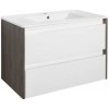 Spodná skrinka Porto 80 s umývadlom rauna sil-white Spodná skrinka Porto 80 s umývadlom rauna sil-white