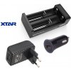 Xtar MC2 Plus Micro USB Li-ion nabíjačka + adaptér 230V + autoadaptér 12V