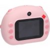 Wiky Dětský digitální fotoaparát s tiskárnou růžový - foto 12 Mpx, video Full HD Wiky Dětský digitální fotoaparát s tiskárnou růžový - foto 12 Mpx, video Full HD