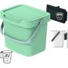 Systema Q Collect Odpadkový koš světle zelený, 3 l