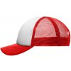 Myrtle Beach Detská 5 panelová sieťovaná MB071 Biela / červená detská