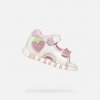 Geox Biele dievčenské sandále na prvé krôčky Sandal Iupidoo Biela 20 Geox Biele dievčenské sandále na prvé krôčky Sandal Iupidoo Biela 20
