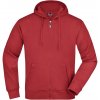 Daiber Pánska mikina na zips s kapucňou JN042 - Červená | XL Daiber Pánska mikina na zips s kapucňou JN042 - Červená | XL