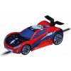 Auto SPIDER-MAN Speed Shifter modré pre autodráhu GO!!! 1:43 Auto SPIDER-MAN Speed Shifter modré pre autodráhu GO!!! 1:43