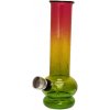 WeedShop Sklenený mini bong Rasta s rozmerom 16 cm Rasta 1